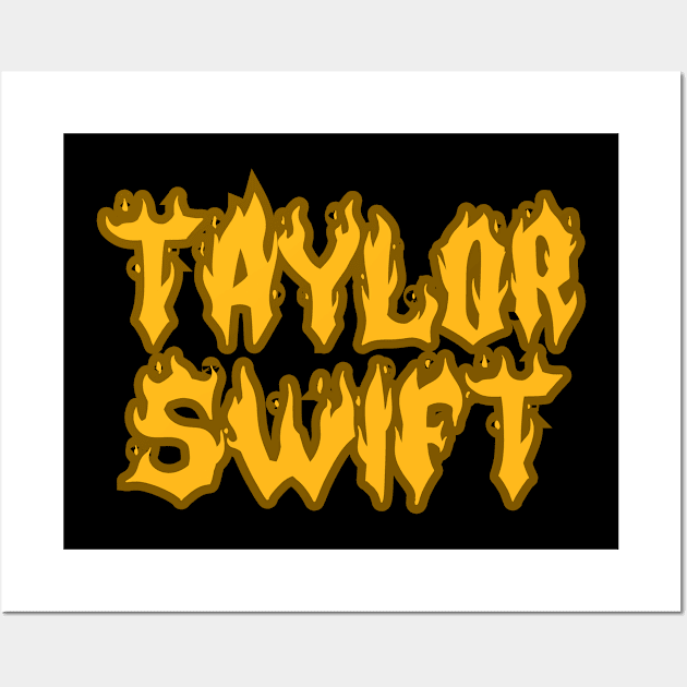 Flame Logo Illustration - TaylorSwift Wall Art by P a r a d o k s